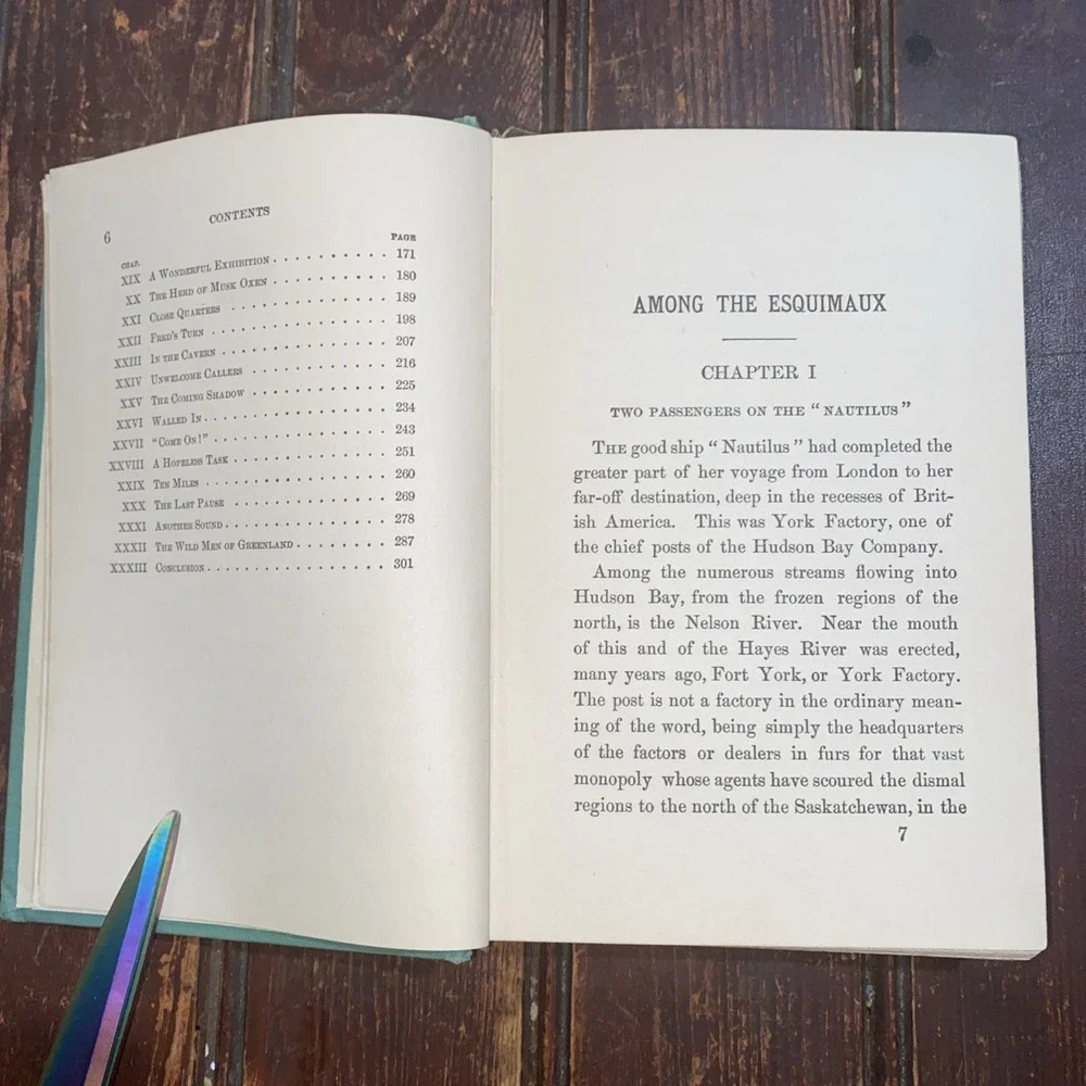 Among the Esquimaux by Edward S.‎ Ellis (1912, HC) Eskimo Indigenous Rare Book